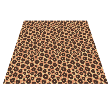 Tapete vinílico de animais imitação de leopardo aveludado - TenStickers