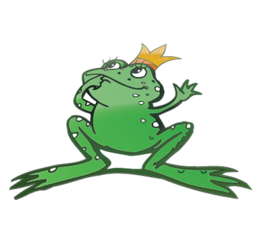 Tapete vinílico de animais rainha sapo - TenStickers
