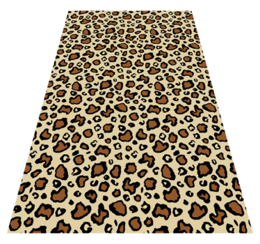 Tapete vinílico de animais estampa leopardo clássica - TenStickers