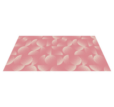 Tapete vinílico para sala de jantar semicirculos pastel - TenStickers