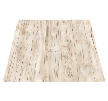 Tapete vinílico para sala de jantar madeira clara para mesa - TenStickers