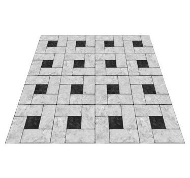 Tapete vinílico para sala de jantar em azulejos cinza - TenStickers
