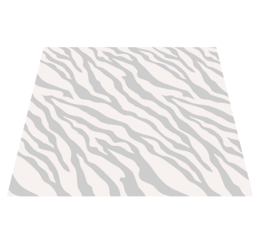 Tapete vinílico estampa de animal padrão zebra cinza claro - TenStickers