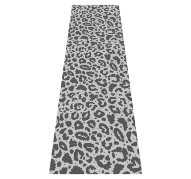 Tapete vinílico estampa de animal leopardo cinza clássico - TenStickers
