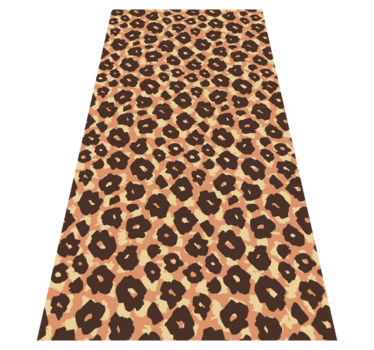 Tapete vinílico estampa de animal imitação leopardo veludo - TenStickers