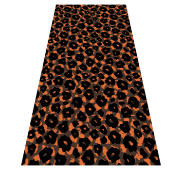 Tapete vinílico estampa de animal imitação leopardo kalahari - TenStickers