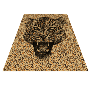 Tapete de vinil de animais leopardo - TenStickers