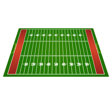 Tapete de vinil campo de futebol americano - TenStickers