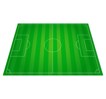 Tapete vinílico juvenil Campo de futebol - TenStickers