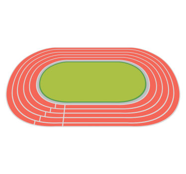 Tapete de vinil para jovens atletismo  - TenStickers