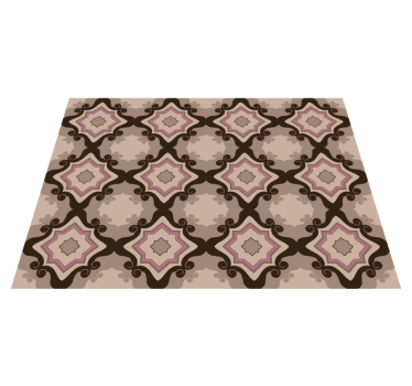 Tapete de vinil vintage com azulejos barrocos - TenStickers