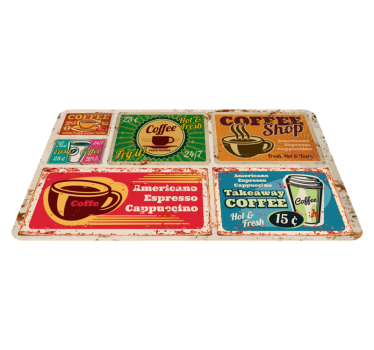 Tapetes de vinil vintage café amerciano - TenStickers