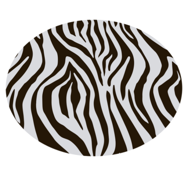 Tapete de vinil com estampa animal de zebra  - TenStickers