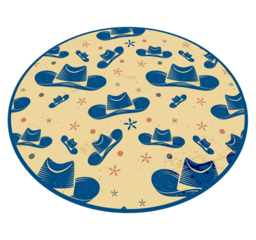 Tapete vinílico para bebés área de jogo circular - TenStickers
