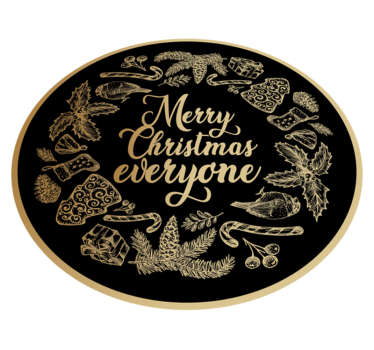 Feliz natal a todos tapete de natal - TenStickers