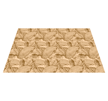 Tapete animal de conchas vintage - TenStickers