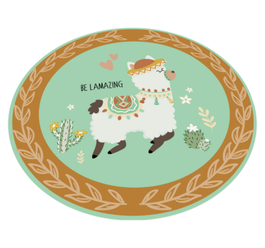 Tapete vinílico de animais seja incrível - TenStickers