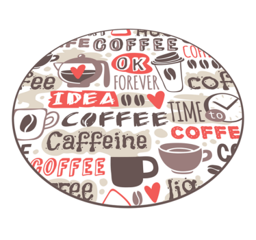 Tapetes de vinil com tema café - TenStickers