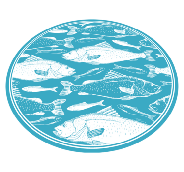 Piso de vinil com padrão de ervas marinhas com efeito de madeira - TenStickers