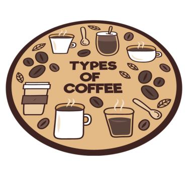 Tipos de tapetes feitos sob medida para café - TenStickers