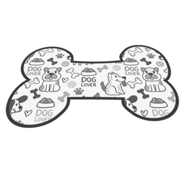 Tapete vinílico de animais brincadeira de cachorrinho - TenStickers