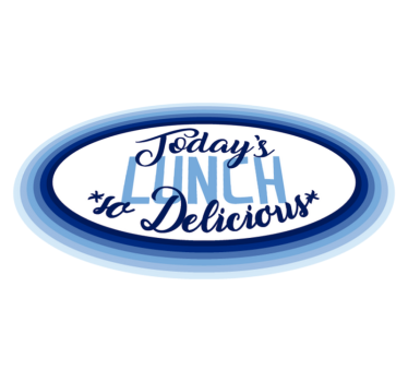 Tapete vinílico frases e textos almoço tão delicioso - TenStickers