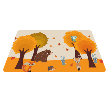 Tapete de animais fofos animais selvagens - TenStickers