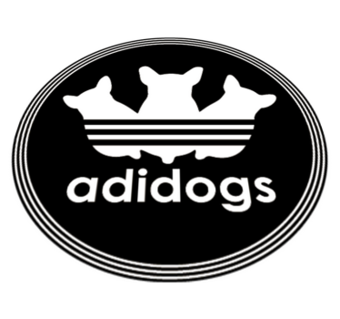 Tapete de animais adidogs - TenStickers