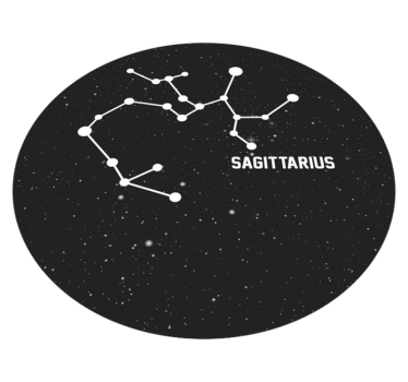 Signo do zodíaco sagitário tapetes contemporâneos - TenStickers