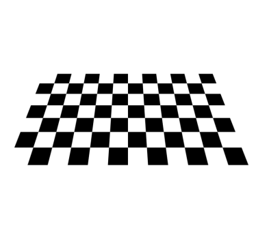 Tapete retro de azulejos preto e branco - TenStickers
