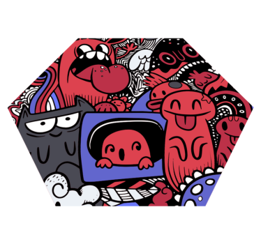 Tapetes adolescentes graffiti legais para quartos - TenStickers