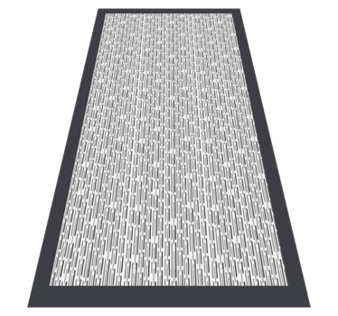 Tapete minimalista de cordas cinza escuro - TenStickers