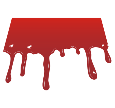 Poça de sangue esteiras de halloween - TenStickers