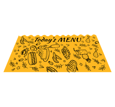 Menu de hoje piso de cozinha - TenStickers