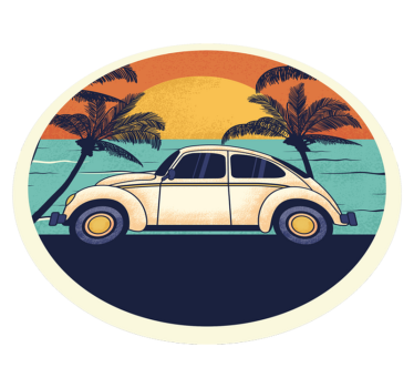 Bem-vindo ao tapete retro dos anos 70 - TenStickers