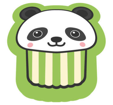 Anime feliz panda tapete animal - TenStickers