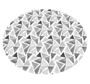 Tons de cinza triângulos geométricos tapetes de vinil - TenStickers