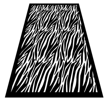 Tapete vinílico estampa de animal listra de zebra - TenStickers