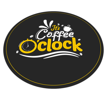 Tapete vinílico frases e textos café da manhã - TenStickers
