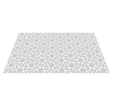 Tapetes geométricos cinzentos com padrão moderno - TenStickers