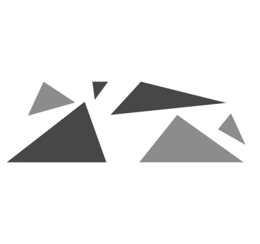 Tapete de vinil geométrico triângulo cinza - TenStickers