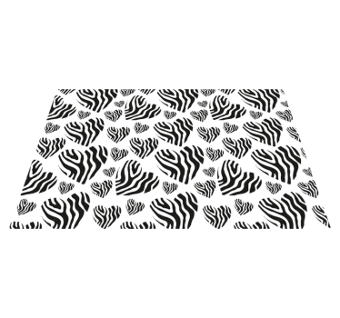Tapete vinílico estampa de animal padrão de listras de zebra - TenStickers