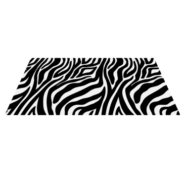Tapete zebra print animal print - TenStickers