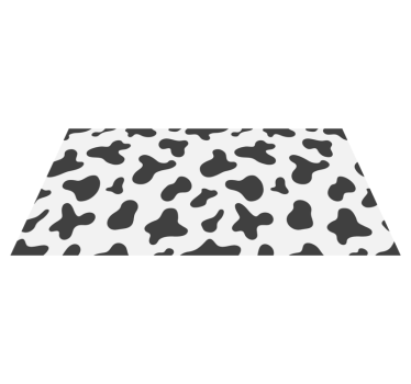 Tapete com estampa de vaca - TenStickers