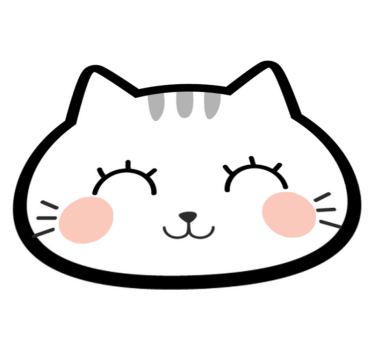 Tapete de vinil com cara de gato feliz - TenStickers