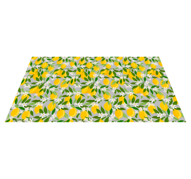 Tapete de flores de limoeiro - TenStickers