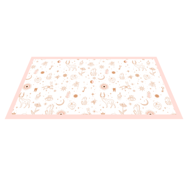 Tapete vinílico para bebés design minimalista celestial - TenStickers