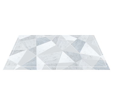 Composição de azulejo abstrato tapete de azulejo - TenStickers