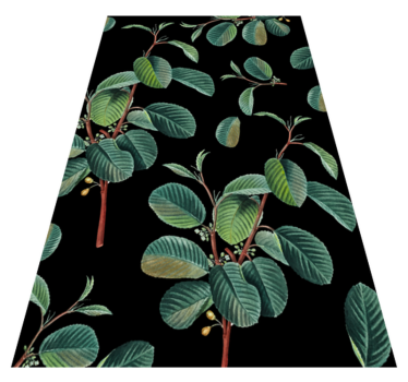 Tapete de vinil natural de ramos verdes - TenStickers