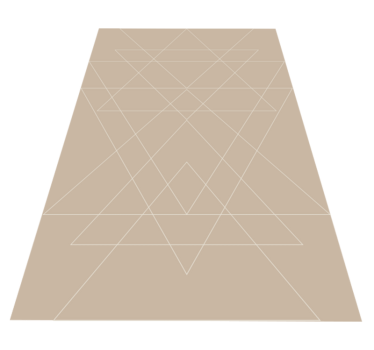Triângulos nórdicos mosaico vinil piso - TenStickers
